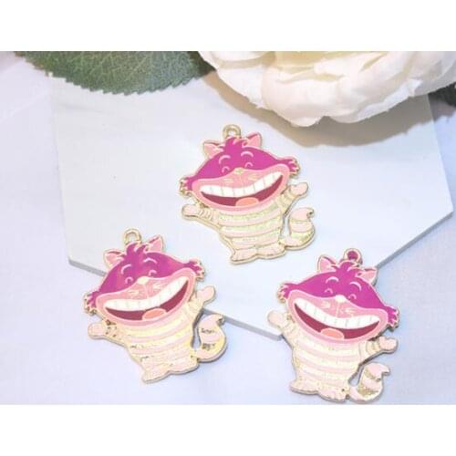 Hot Sale 100 pcs Cat Charm Pendants DIY Jewelry Making Accessories