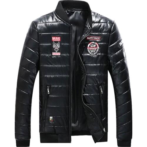 Plus size 6XL 7XL 8XL Leather Jacket Men Casual Biker Leather Jackets Winter Motorcycle PU Leather Male Outwear jaqueta de couro