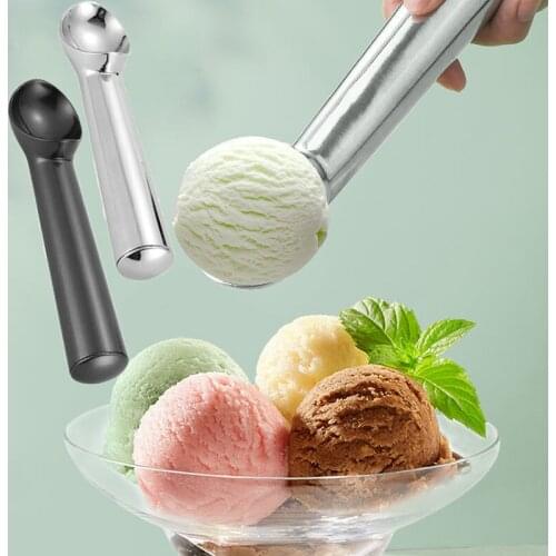 Ice Cream Scoop Dessert Tools Portable Aluminum Alloy Non-stick Anti-feeze Spoon Home Kitchen Accessories