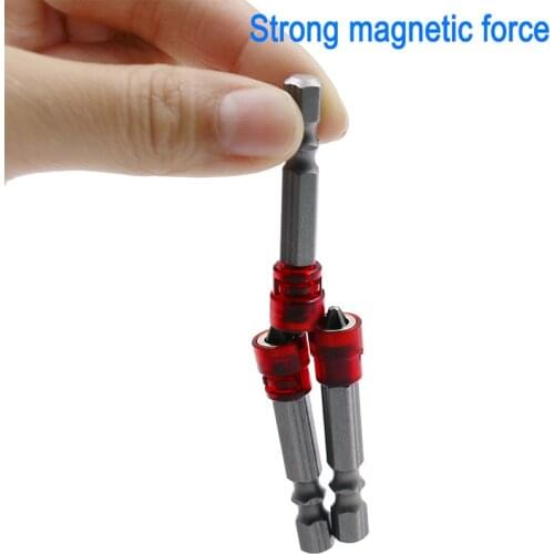 1pc Strong Magnetic Screwdriver Bit Single Head Driver Electric Drill Set Anti-Slip Hex Screw alloy steel Power Tool Accessories