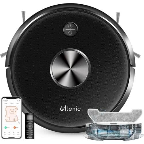 Proscenic Ultenic D5S Robot Vacuum Cleaner 2200Pa Suction Wi-Fi & Alexa Control 2 in 1 Cleaning Auto Carpet Boost Self-Charging