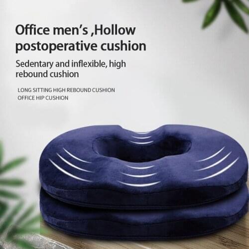 New Cushion Non-slip Base Sofa Memory Foam Hemorrhoid Pad Massage Tailbone Pillows Pain Relief Comfort Office Chair Car Seat