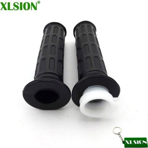 XLSION 22mm Hand Grips Black 7/8" Handgrips For 150cc 200cc Handlebar ATV Quad Pit Dirt Bike