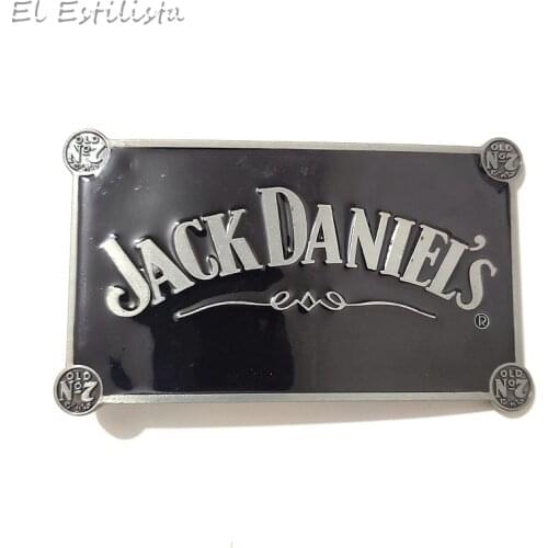 Western Old Brand Style Drinking Beer Belt Buckle Black Color Belt Buckles Men Woman Whisky Metal Buckles diy Boucle Ceinture
