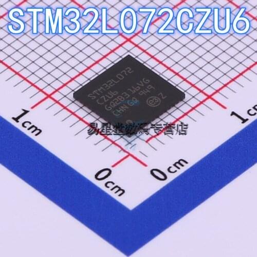 1PCS-10PCS 100% brand new original authentic STM32L072CZU6 QFN-48 32L072CZU6 QFN48 32-bit microcontroller chip 32MHz/192KB
