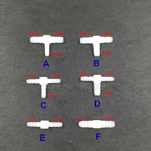 100pcs Dental chair unit 3 way accept adaptor plastic water tube pipe dental parts dental equipments