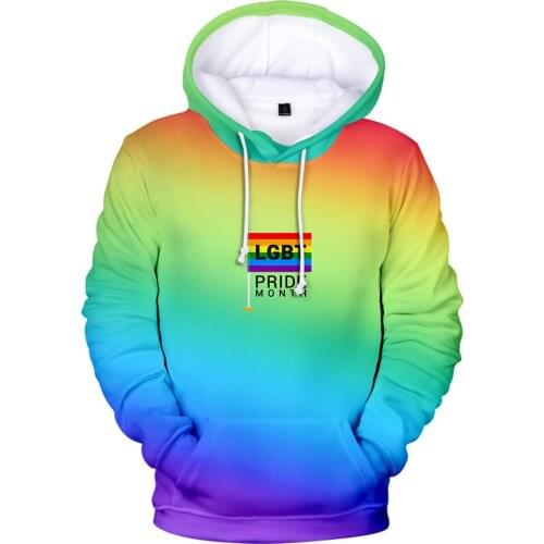 2021 Street Wear Style Love Lgbt Hoodies Men/Women Hoodie Sweatshirts Hooded Colorful Design Lgbtq Tracksuit Polluver Sportwear