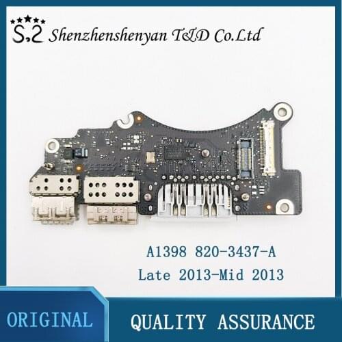 820-3437-A Original I / O Board A1398 15 '' For MacBook Pro Retina A1398 USB Board End 2013 Mid 2014 661-8312 ME664
