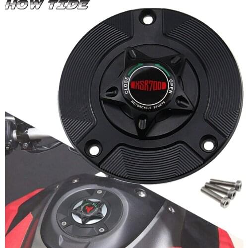 XSR700 Motorcycle Accessories Gas Fuel Tank Cap Cover CNC Aluminum for Yamaha XSR 700 2014 2015 2016 2017 2018 2019