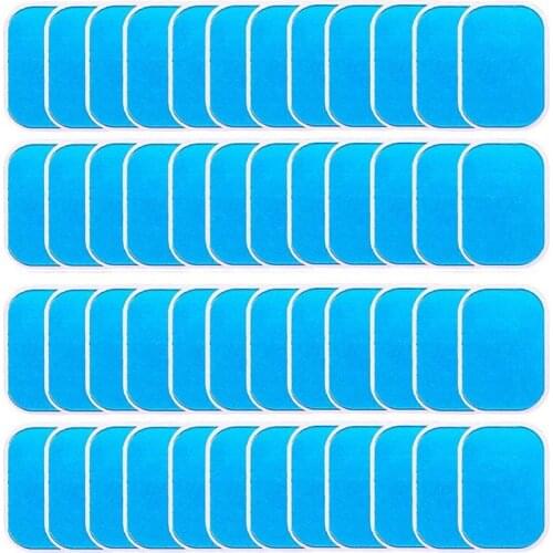 48 Pcs Gel Pads for EMS Abdominal Trainer Muscle Exerciser Slimming Machine Accessories