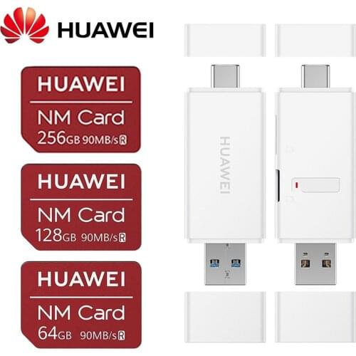 HUAWEI Original NM Card 2-In-1 Card Reader TF OTG USB 3.1 Type-C Portable Card Reader for Mate 30 Pro Mate 30 RS P30 Pro P30