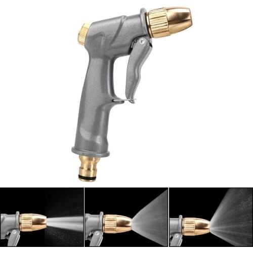 LEEPEE Spray Watering Nozzle Sprinkler Cleaning Garden Supplies Portable High Pressure Car Wash Gun Adjustable Spray Modes Metal