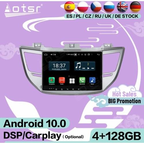 2 Din Multimedia Stereo Android For Hyundai Tucson IX35 2014 2015 2016 2017 2018 Car GPS Headunit Audio Radio Receiver Head Unit