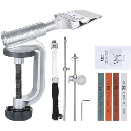 Sharpener Set Fixed-angle KnIife Sharpener KnIife Sharpening Kit KniIfe Slicker Edge Sharpener Abrasive Holding System with 4 Sh