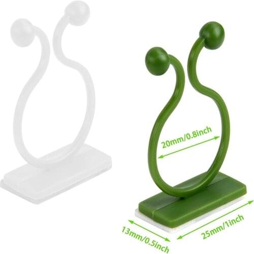 Plant Climbing Wall Clips Invisible Vines Fixture Greenhouses Garden Vegetable Self Adhesive Plants Clamps Garden Supplies