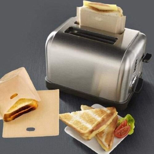 MLGB 20 Pcs Toaster Bags Non Stick Toaster Storage Bags Reusable Snack Bags for Microwave Grill Toaster