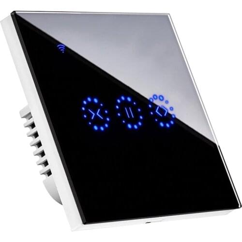 WIFI Smart Curtain Switch Remote Control Touch Roller Blinds Electric Motor Switch Google Alexa Voice Control Smart Home