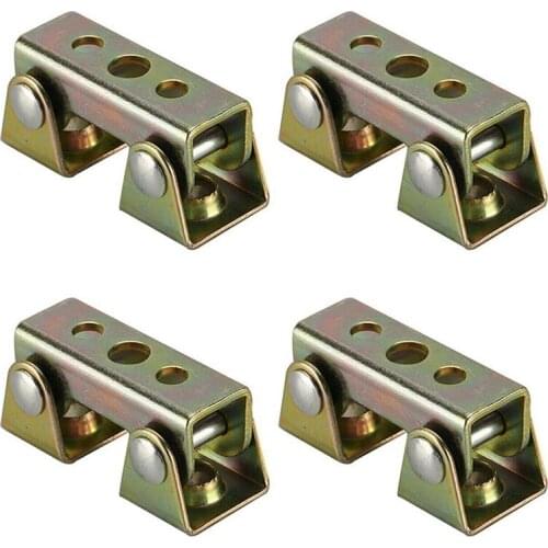 Sturdy Hand Tool, 2 Inch Magnetic V-Shaped Pad Kit, with Magnets on the Pad Surface and Bottom, 4-Piece Kit