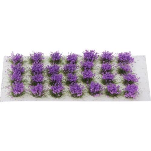 8mm Self Adhesive Static Grass Tufts -Wargame Terrain Sheet Flower Cluster Grass Tufts Railway Static Flower Scenery Model
