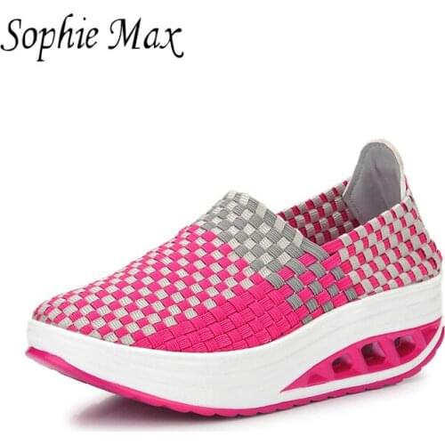 Sophie max 2016 spring summer new womens shoes breathable slip on light weight 4 colors 201504