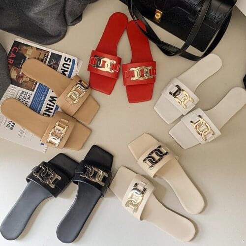 Womens temperament slippers woven design glamour open-toed shoes 2021 vacation beach flat sandals casual slippers womens shoes