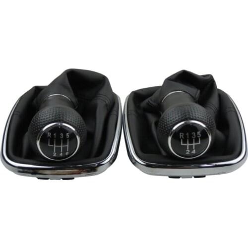 12mm 5 / 6 Speed Car Gear Shift Knob Lever Shifter Gaitor Boot For Volkswagen VW 1999-2004 Golf 4 IV MK4 GTI R32 Bora Jetta MT