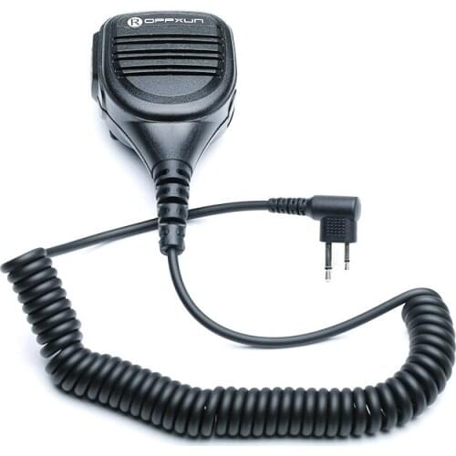 2 Pin 2pin Small K Plug Remote Speaker Microphone Mic PTT for Motorola Walkie Talkie GP68 GP88 GP88S GP300 CP150 Radio PMMN4013