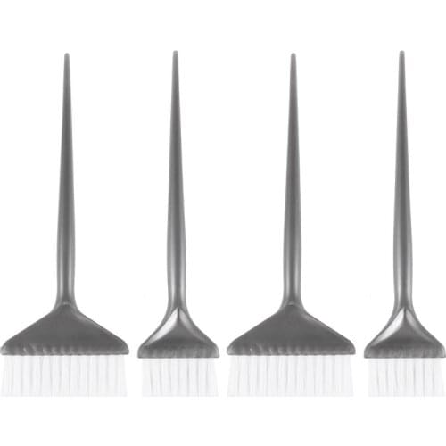 4PCS Hair Dyeing Brushes Soft Widened Hair Coloring Comb for Hairdressing Home