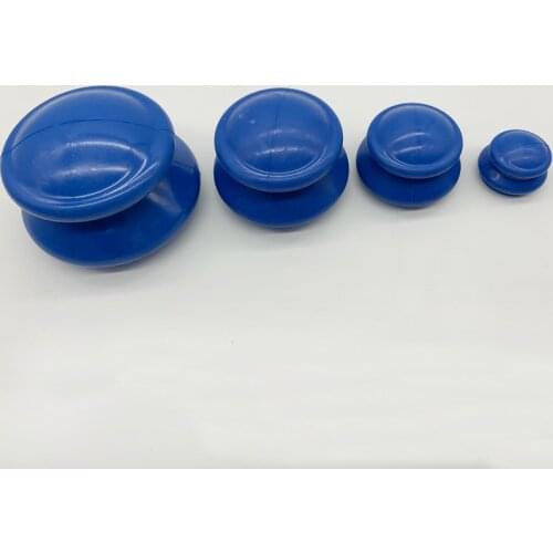 4PCS Massage jars Moisture Absorber Anti Cellulite Silicone Vacuum Chinese Cupping Therapy for Body Lymphatic Drainage Massage
