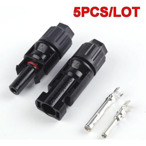 1 Pairs 1000V 30A IP67 Solar Connector Solar Conenctor PPO Housing Material Solar Connector PV Connector 2.5/4/6mm2 Solar Cable