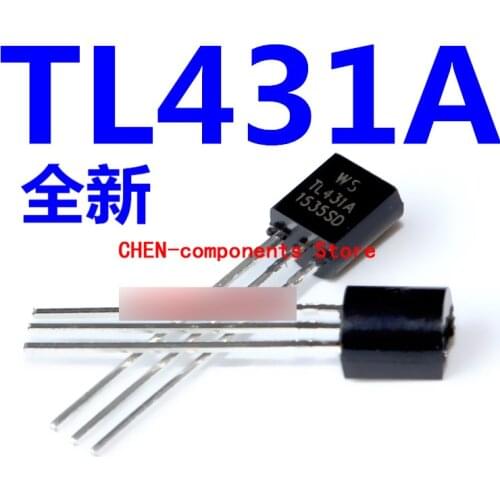 50pcs brand new TL431A straight Insert triode TO-92