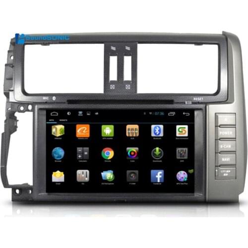 9Inch Full Touch Screen Android 6.0 Car DVD GPS Special for Toyota Prado 150 2010-2013 with Wifi 1024*600 HD Screen