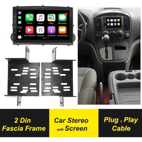 2 Din Car Radio Fascia For HYUNDAI H1 Starex ILoad I800 IMax 2007-2015 Audio Dash DVD Android Player GPS Navigation Face Frame