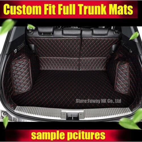Free shipping Custom Special fit waterproof leather car trunk mat for skoda superb 3rd generation 2015 2016 2017 stickers