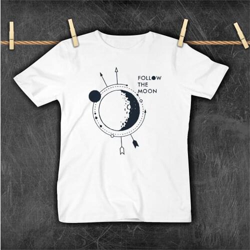 Aesthetic Moon Art Printed Streetwear Punk Tshirt Kids Popular Tops Vogue Versatile Baby Boys Clothes camiseta Crewneck Tshirt