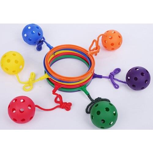 Kids Skip Ball Outdoor Fun Toy Balls Classical Skipping Toy Fitness Equipment Skipping Keep Sports Toys Children
