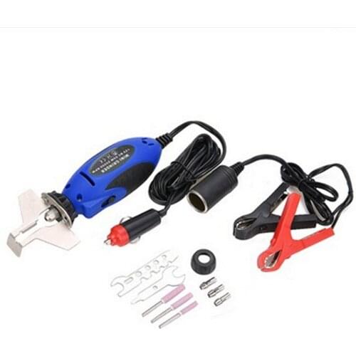 12V Electric Hand Saw Folding Saw Chain Accessories Garden Knife Sharpener Chainsaw Chain Sharpener Grinder File Set Tool