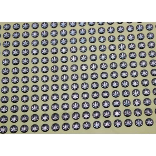 High quality serial number label with soft resin