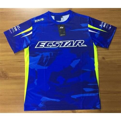 Moto GP Team Racing Fashion Casual Jersey For Suzuki Blue T-shirt Riding Off-Road Clothes