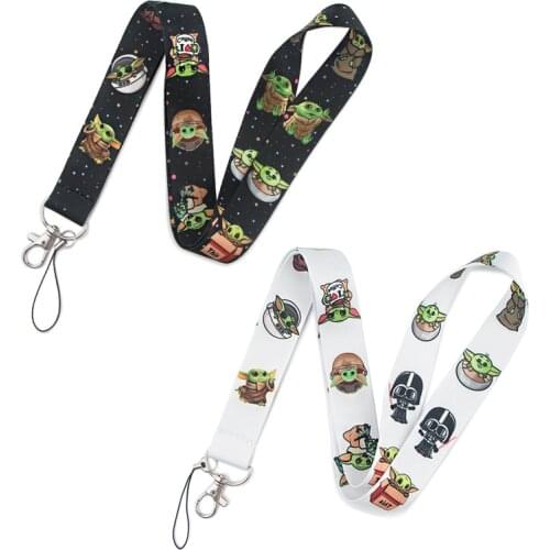 Fashion Cute Alien Lanyards for Key Neck Strap For Card Badge Gym Keychain Lanyard Key Holder DIY Hang Rope Keychain Wholesale
