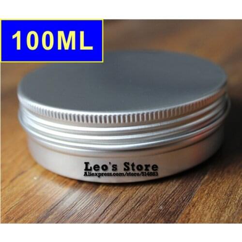 Wholesale 26mmx82mm 50pcs/lot 100ml mat aluminum Jars,cream & cosmetics container,electronic protect,LAJ-16a