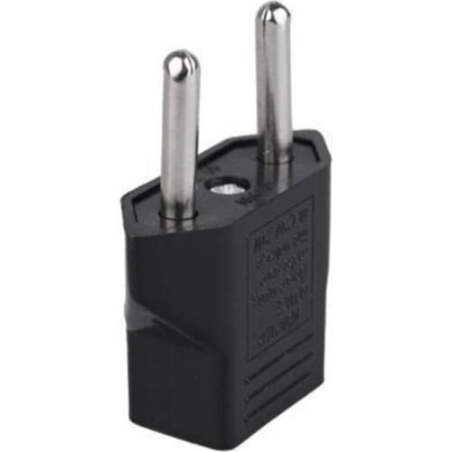 Portable U.S. to Eu Europe Travel Plug Adapter, Wall-Mounted Ac Power Outlet Socket Adapter Electrical Adapter Eu Plug