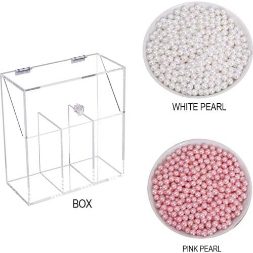Practical acrylic cosmetic storage box large capacity makeup brush holder makeup storage box lipstick container box holder