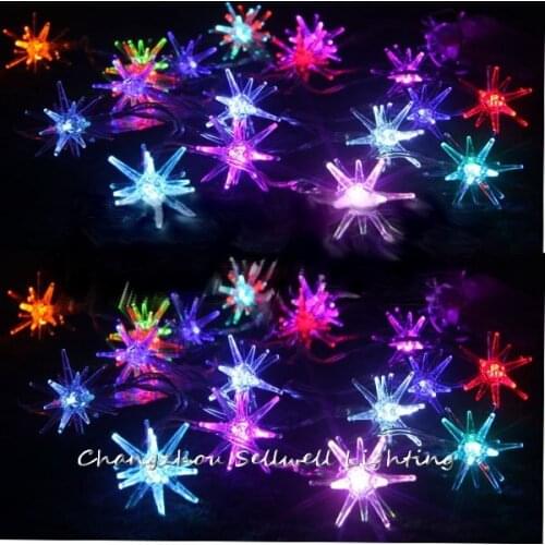 Christmas Decorations Great!christmas Light Holiday Showcase Decoration 2.5m Coloured Explosion Ball Led Battery Lighting H044