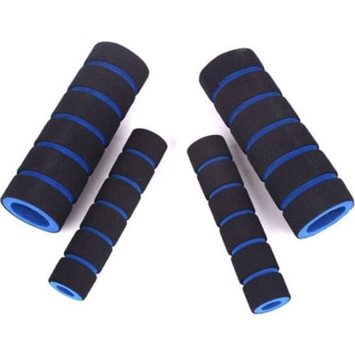 Universal Grips Comfort Sponge Foam Motorcycle Scooter Bicycle 4pcs/set 2 Grip Cover + 2 Levers Cover