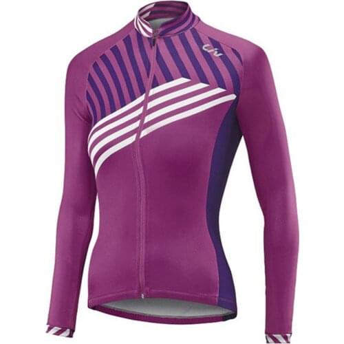 Cycling Jersey 2021 LIV Breathable Long Sleeve Ropa Ciclismo MTB Bicycle Sportswear Bike Woman Cycling Clothing shirts