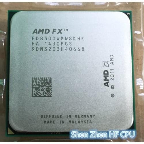 FX 8300 Eight-Core 3.2G/8M/95W Processor Socket AM3+ CPU Bulk Package FX-8300 (working 100% Free Shipping)