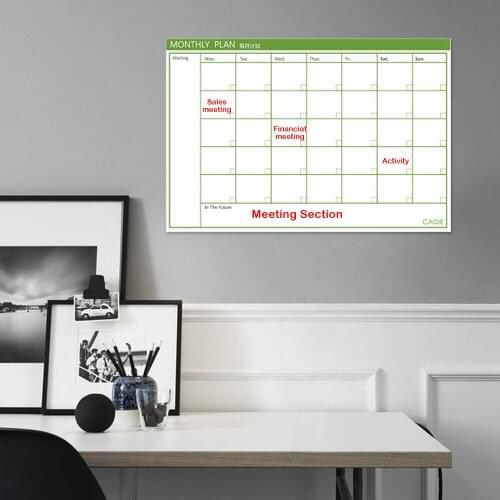 15 Sheets Tearable Monthly Planner Pads Weekly Daily Schedule Memo Notebook for School Office Home Supplies Random Color