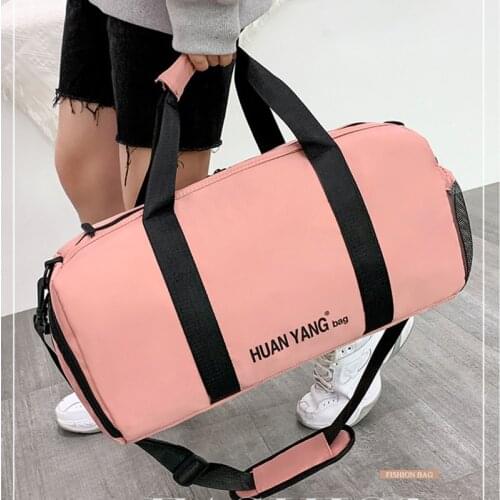 2021 Yoga Gym Bag Dry Wet Separation Large Capacity Sports Travel Waterproof Handbag Unisex USB Business Shoulder Bag XA662F