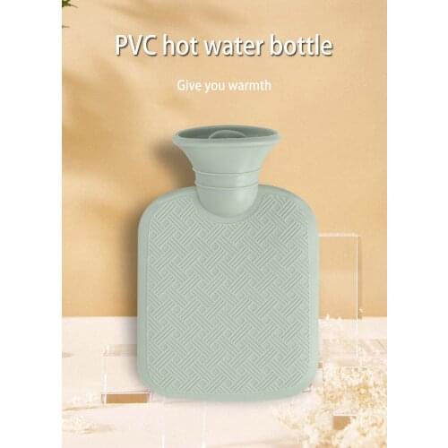 350ml Hot Water Bottle Water Injection Warm Water Bag Adult Female Explosion Proof Portable Water Filling Hand Warmer Rubber